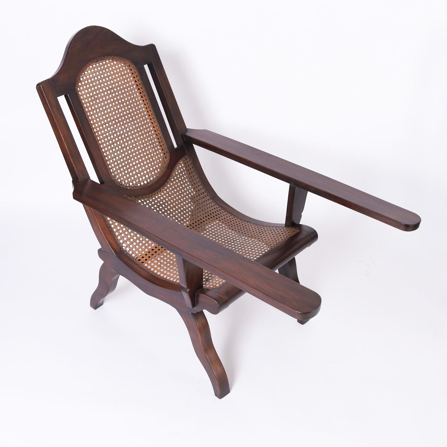 Caribbean Pair of Antique Plantation Chairs