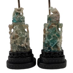 Pair of Antique Quartz Lamps