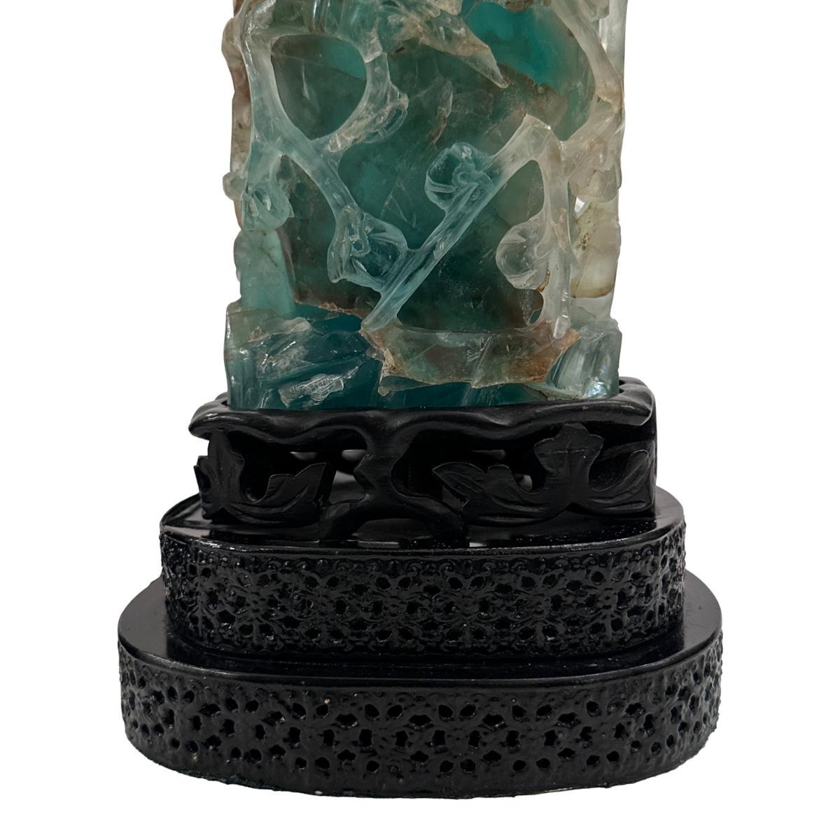 Quartz Paire de lampes anciennes en quartz en vente