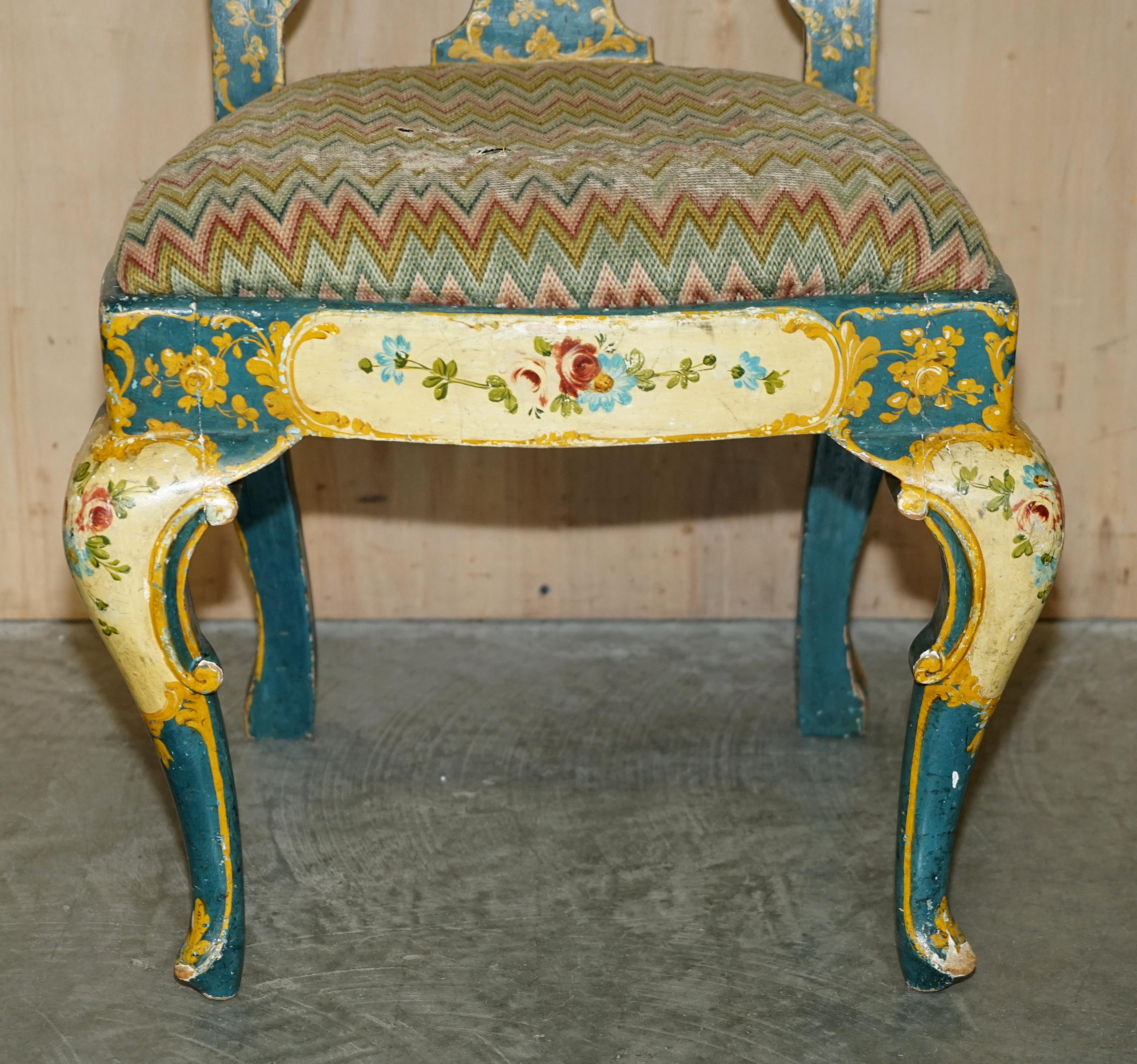 Pair of Antique Regency Chairs & Matching Table from Glenalmond Estate Scotland For Sale 2