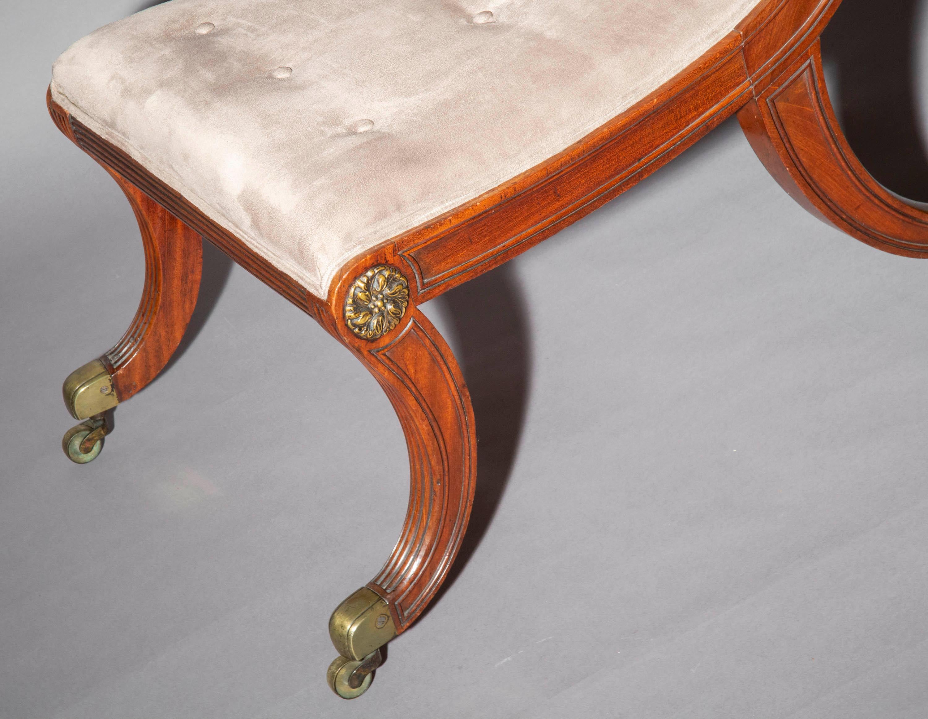 Pair of Antique Regency Klismos Chairs, Designed by Thomas Hope 5
