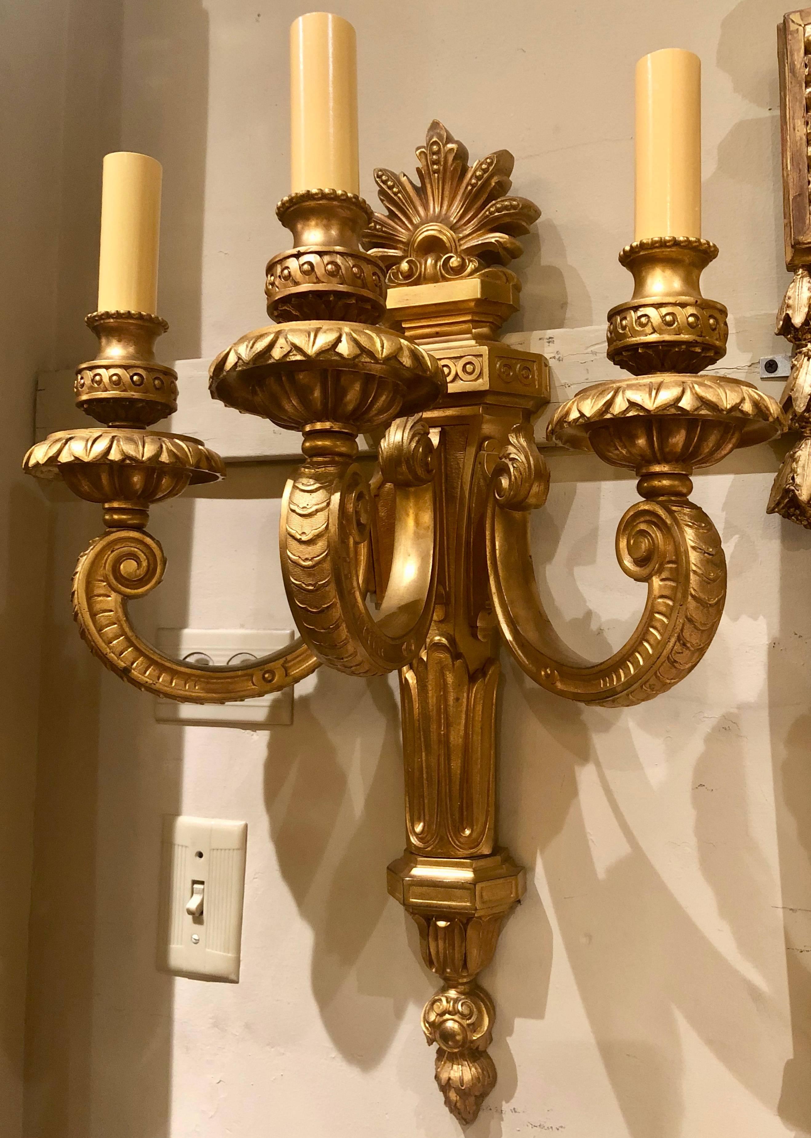 These large sconces are wonderful.
