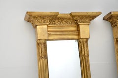 Pair of Antique Regency Period Gilt Wood Pier Mirrors