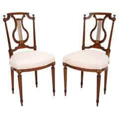 Pair of Antique Regency Side Chairs