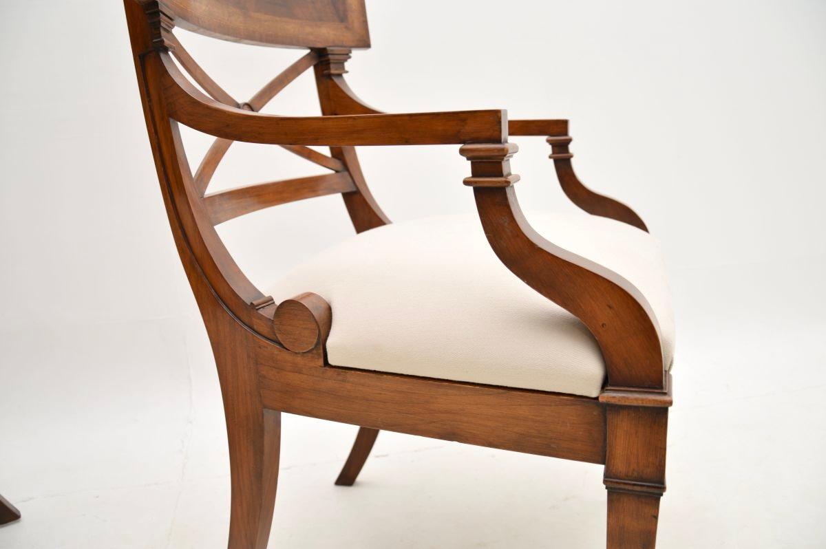 Paar antike Sessel im Regency-Stil im Angebot 2