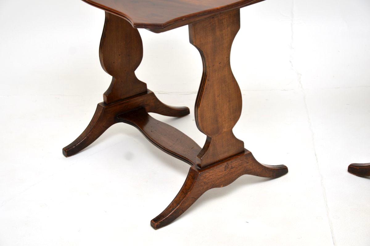 Pair of Antique Regency Style Side Tables For Sale 4