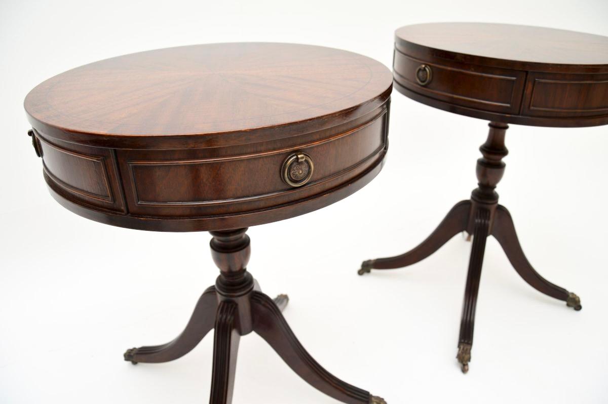 British Pair of Antique Regency Style Side Tables For Sale