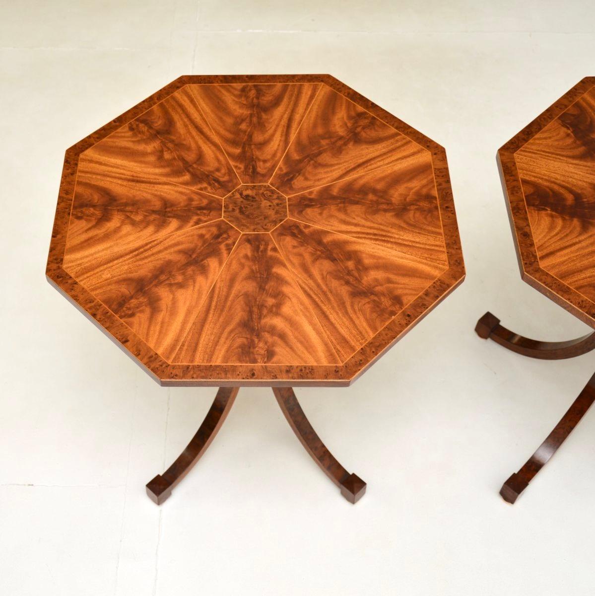 Pair of Antique Regency Style Side Tables In Good Condition In London, GB