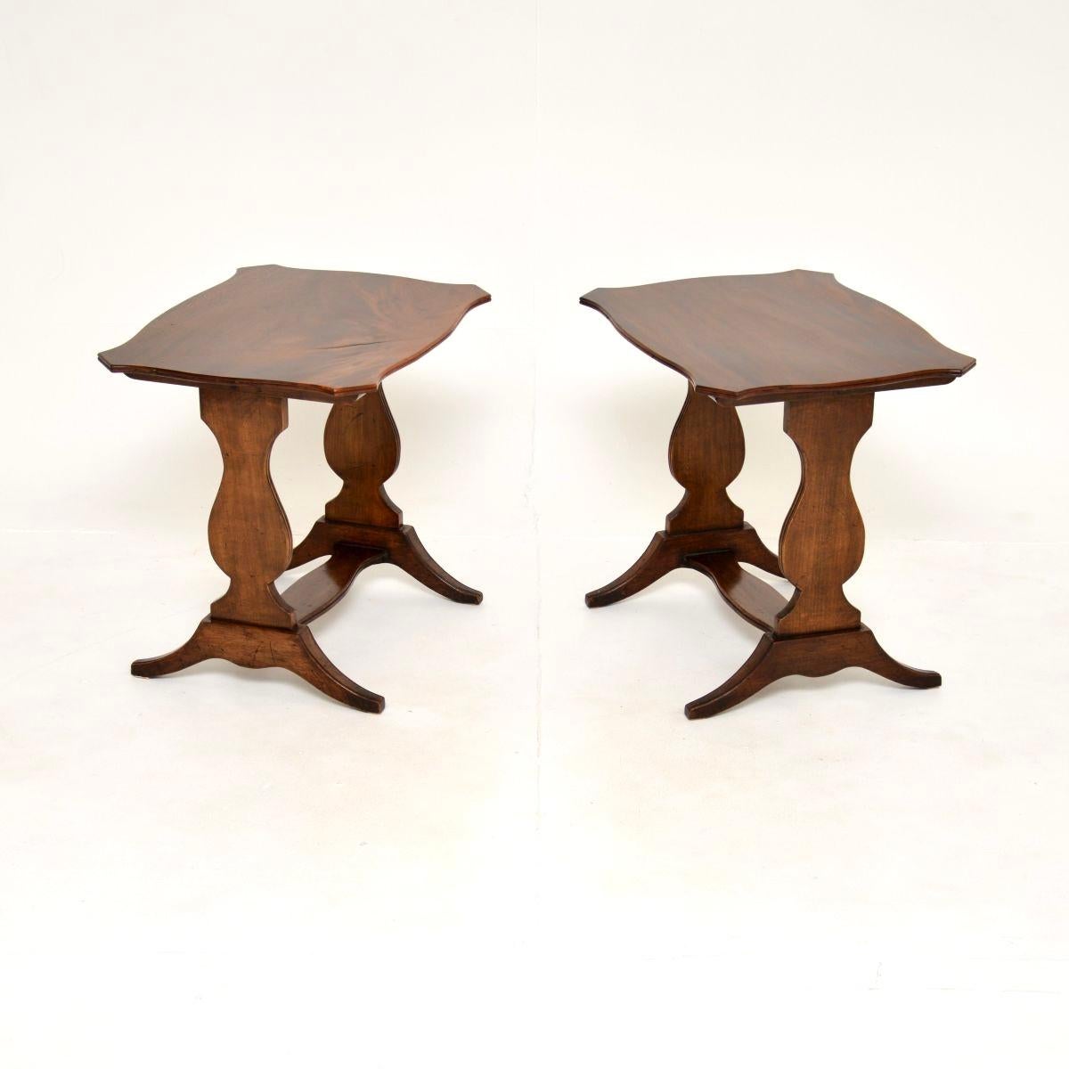 Pair of Antique Regency Style Side Tables In Good Condition For Sale In London, GB