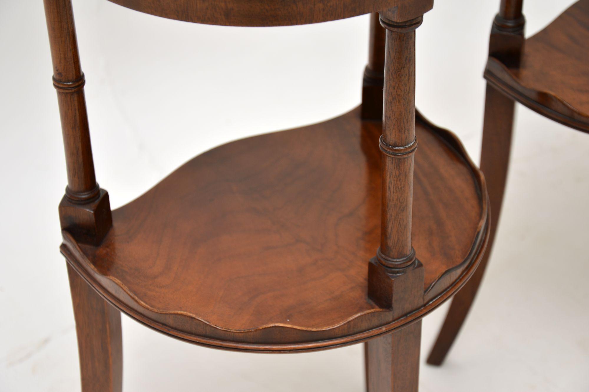 Pair of Antique Regency Style Side Tables 1