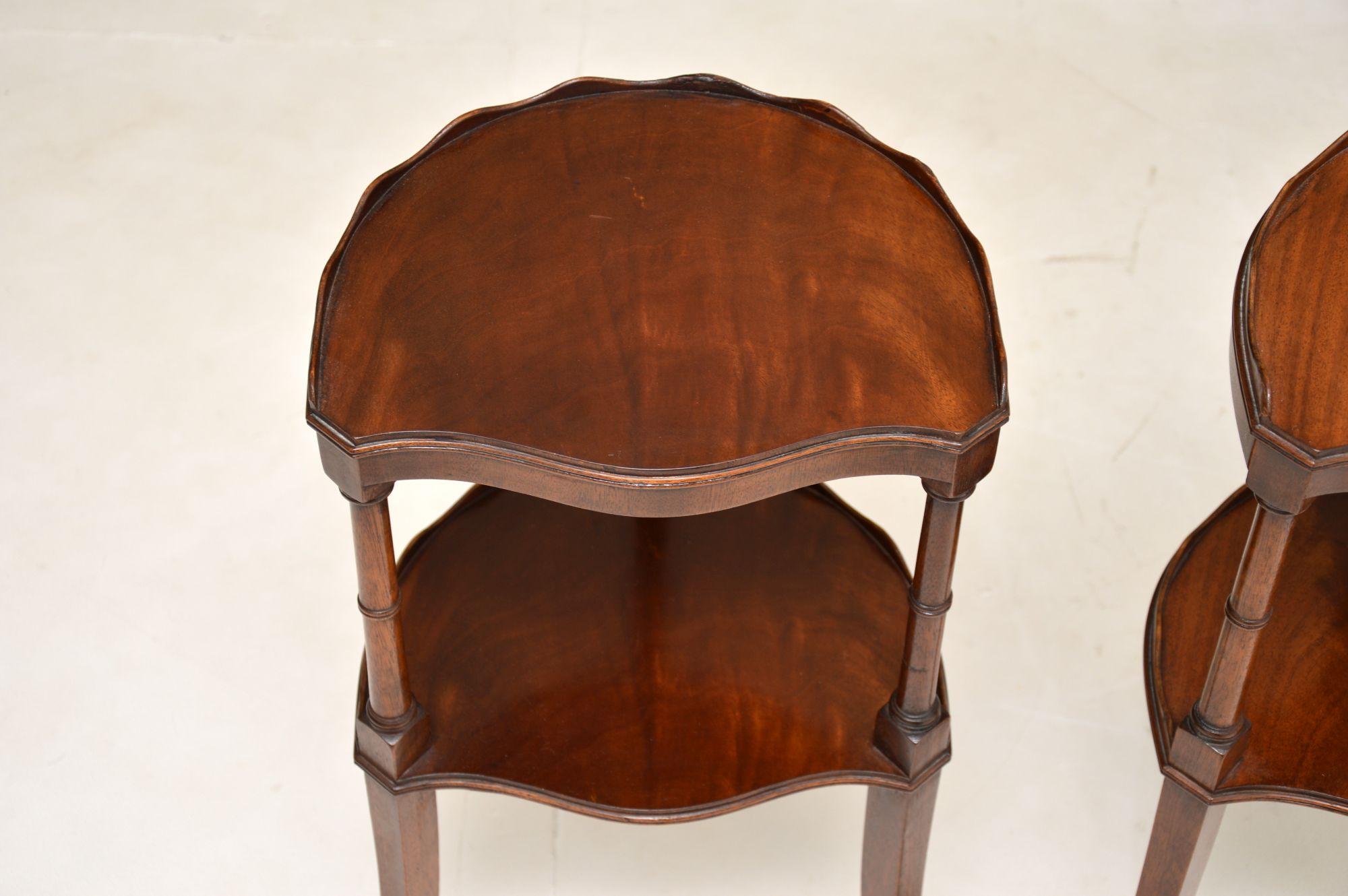Pair of Antique Regency Style Side Tables 3