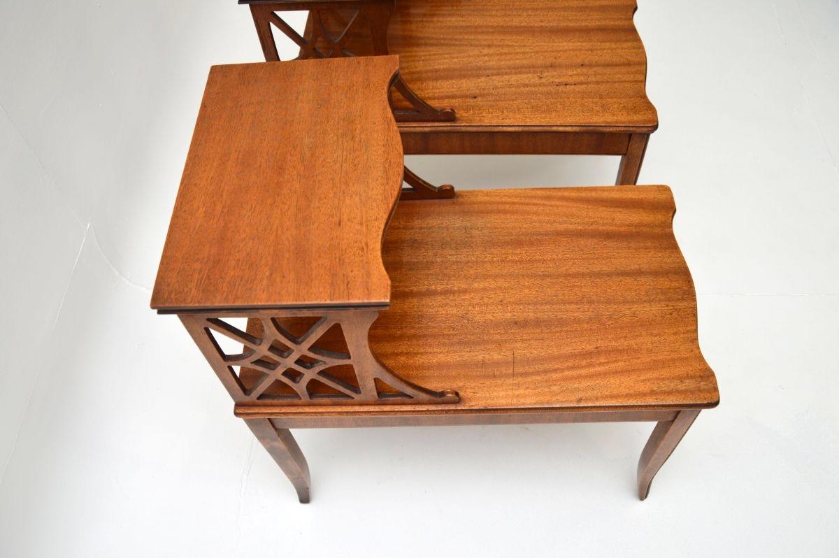 Pair of Antique Regency Style Side Tables For Sale 3
