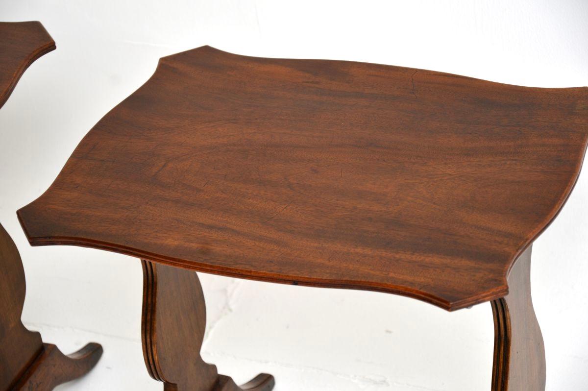 Pair of Antique Regency Style Side Tables For Sale 3