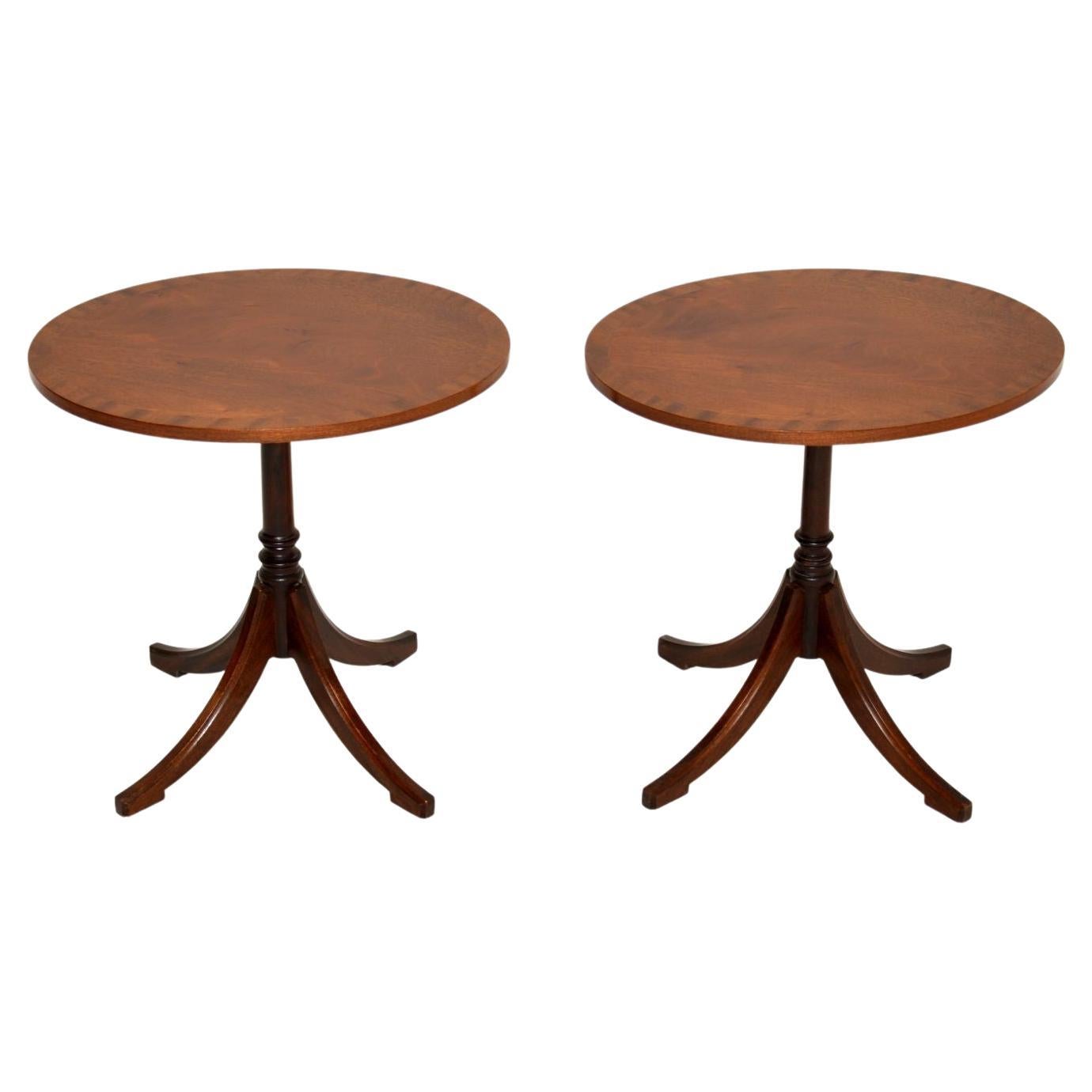 Pair of Antique Regency Style Side Tables