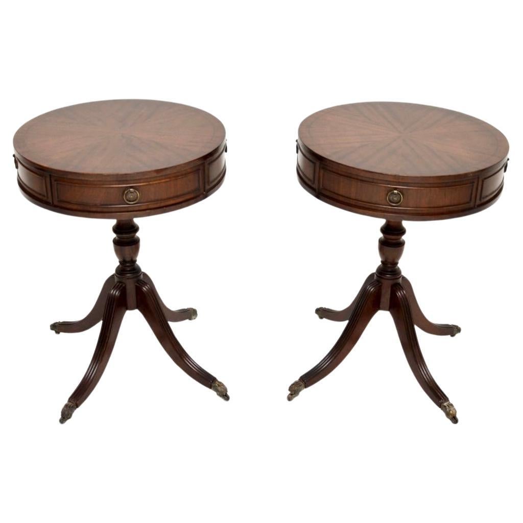 Pair of Antique Regency Style Side Tables For Sale