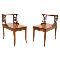 Pair of Antique Regency Style Side Tables
