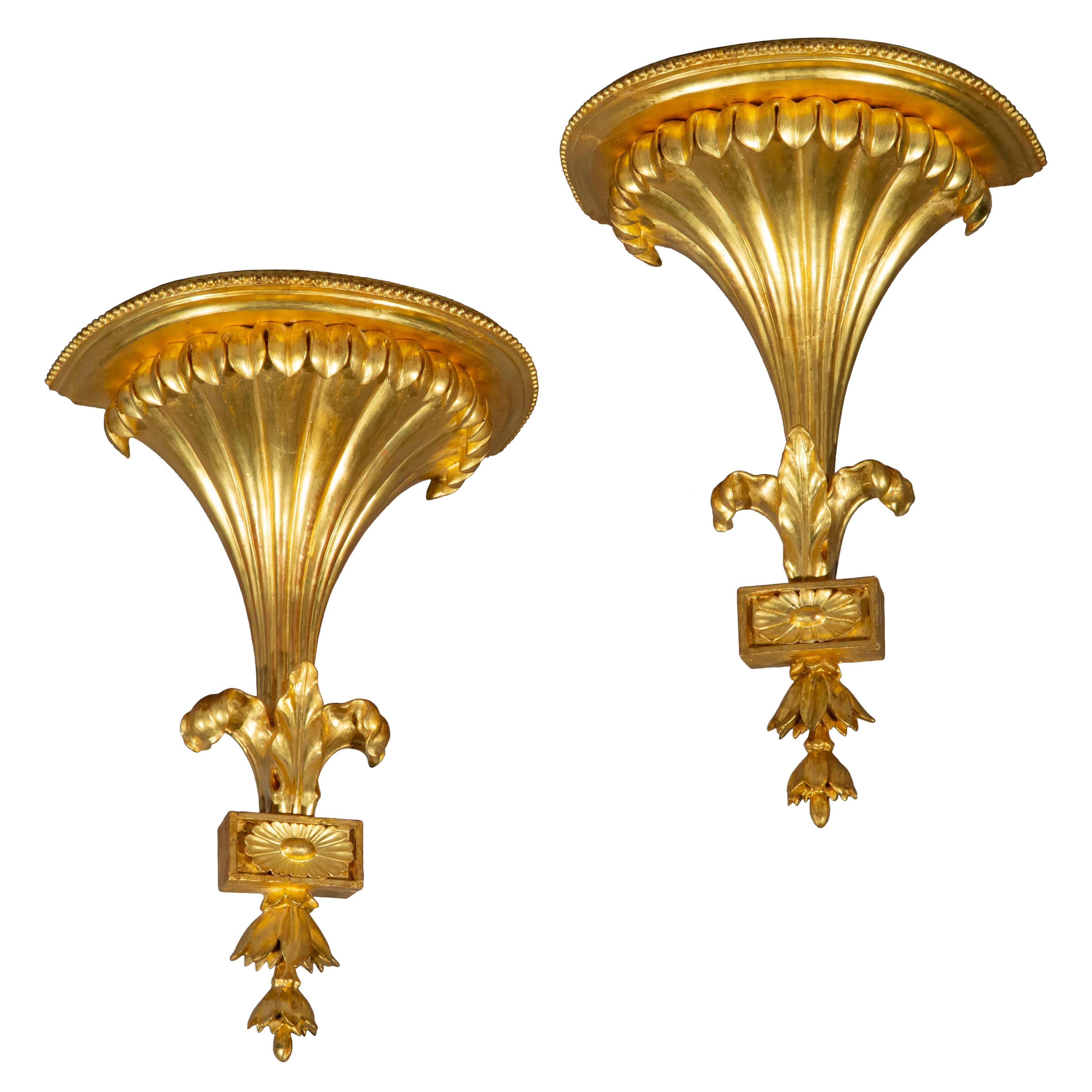 Pair of Antique Regency Wall Brackets or Sconces