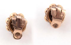 Rose-cut Diamond Stud Earrings