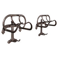 Pair Of Retro Saddle Racks, English, Stables, Equestrian Tack Rest, Victorian