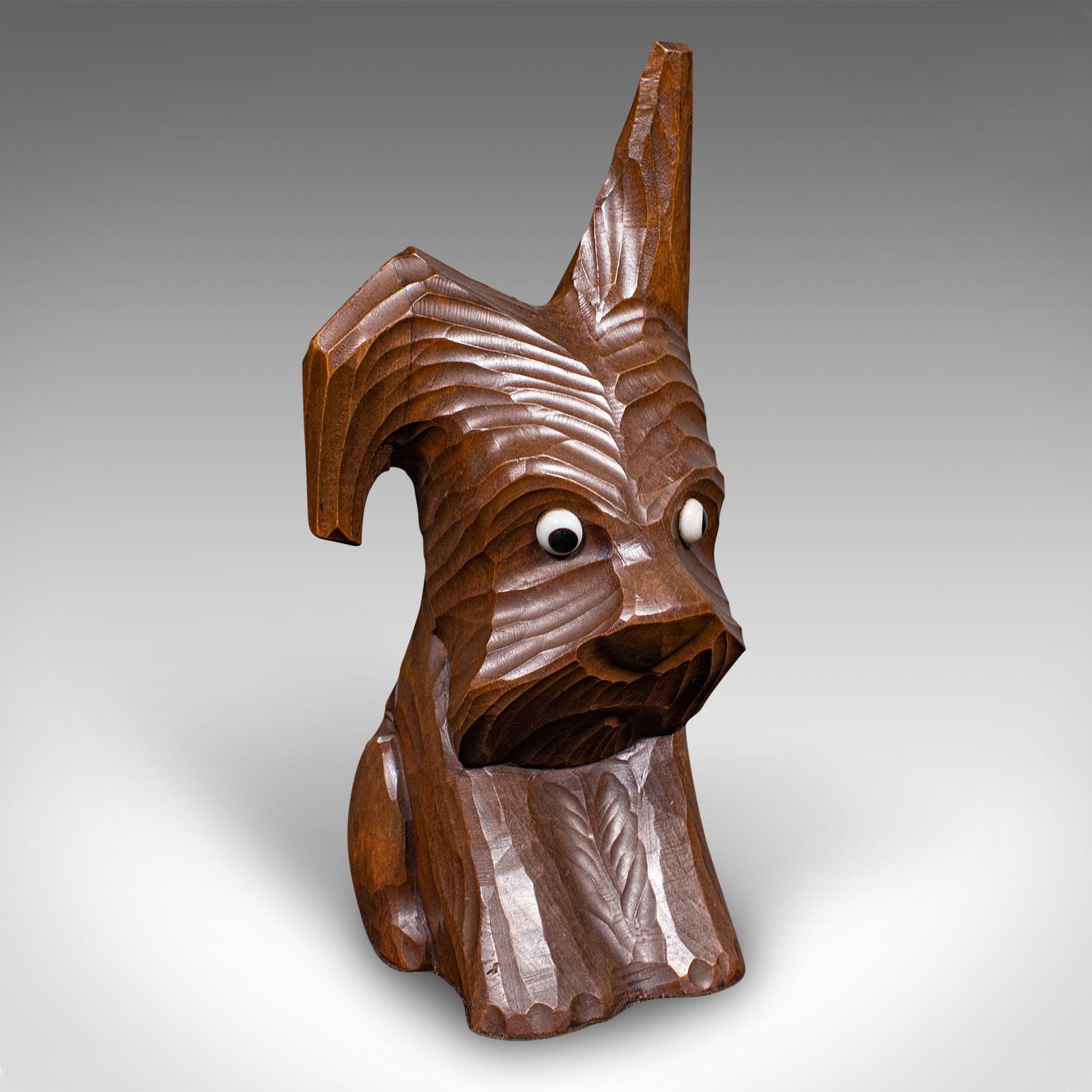 Pair of Antique Scottie Dog Bookends, English Beech, Book Rests, Edwardian, 1910 For Sale 2