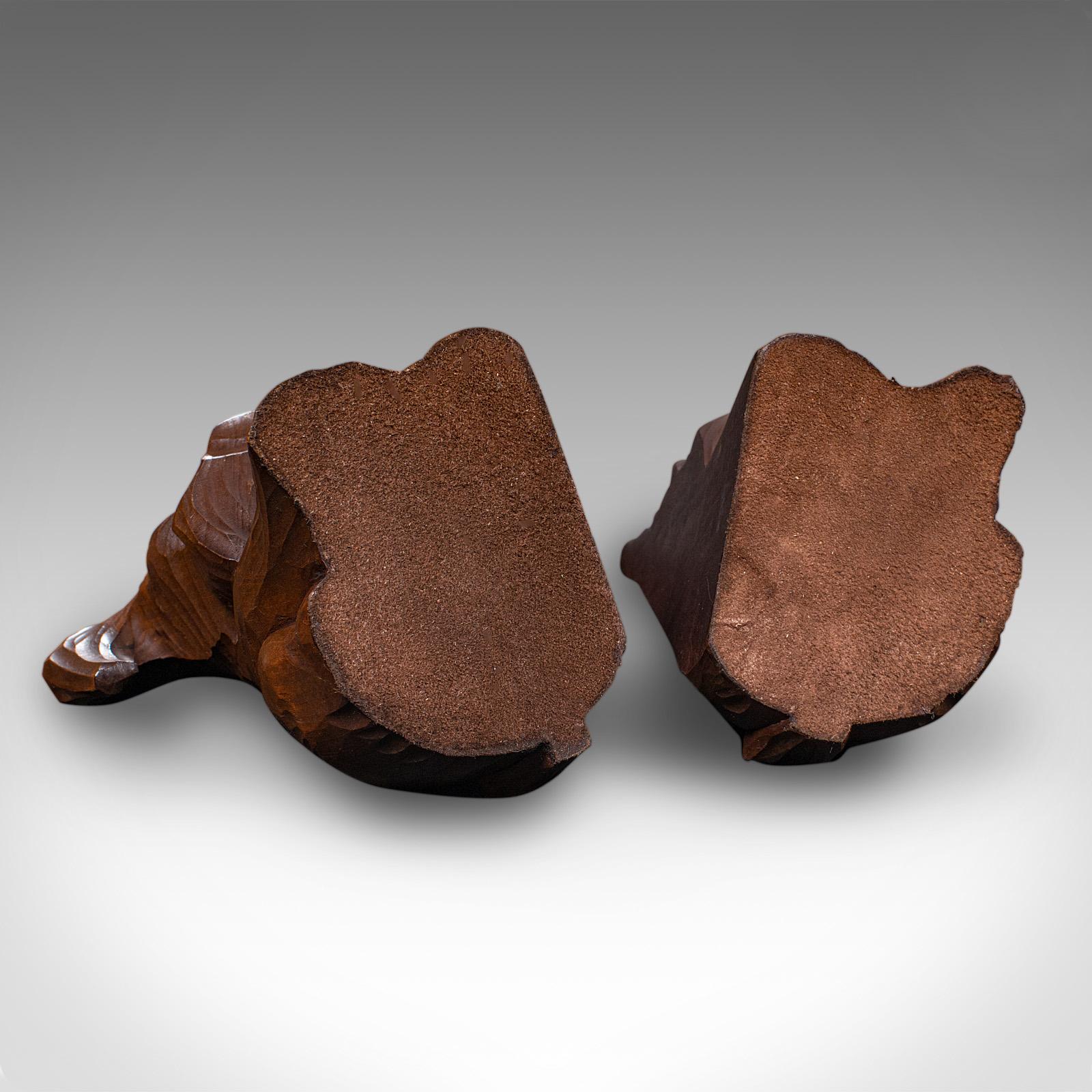 Pair of Antique Scottie Dog Bookends, English Beech, Book Rests, Edwardian, 1910 For Sale 4