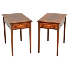 Pair of Antique Sheraton Revival Side Tables