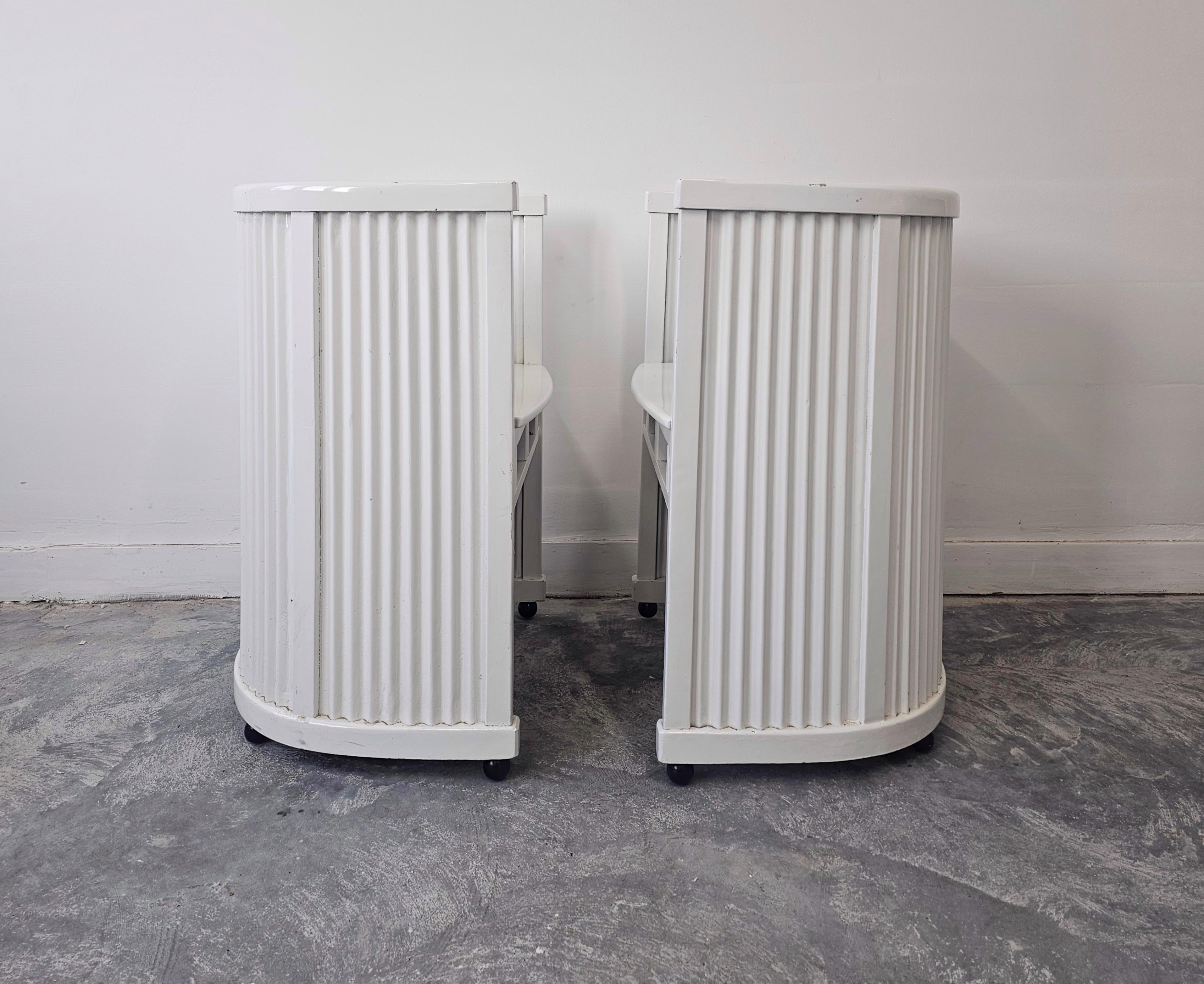 Paire de chaises latérales antiques en forme de fer à cheval, attr. à Hans Gunther Reinstein en vente 3