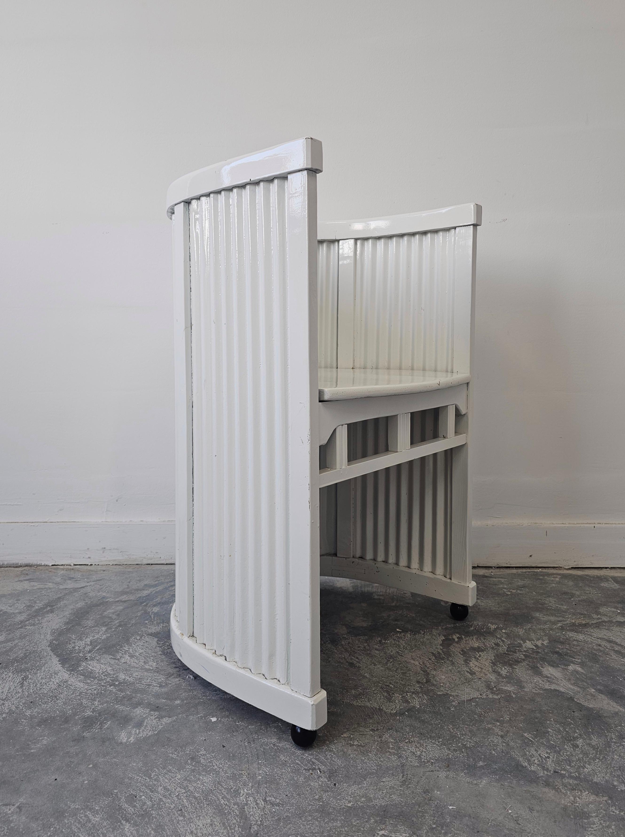 Paire de chaises latérales antiques en forme de fer à cheval, attr. à Hans Gunther Reinstein en vente 4