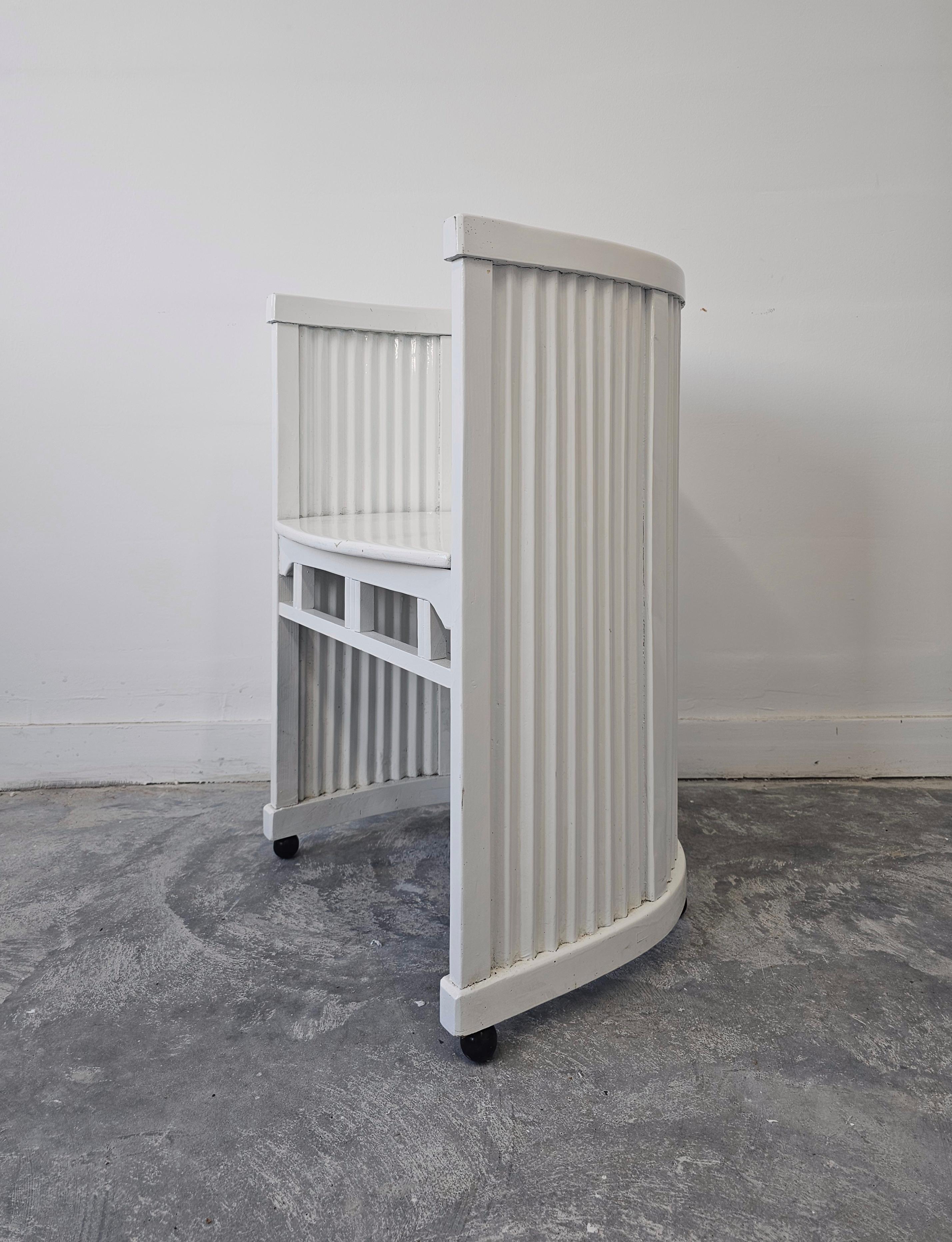 Paire de chaises latérales antiques en forme de fer à cheval, attr. à Hans Gunther Reinstein en vente 2