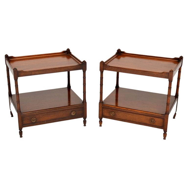 Pair of Antique Side Tables at 1stDibs