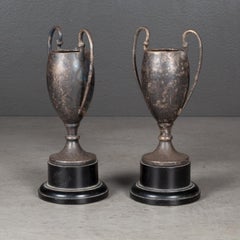 Pair of Antique Silver Plated Trophy c.1930