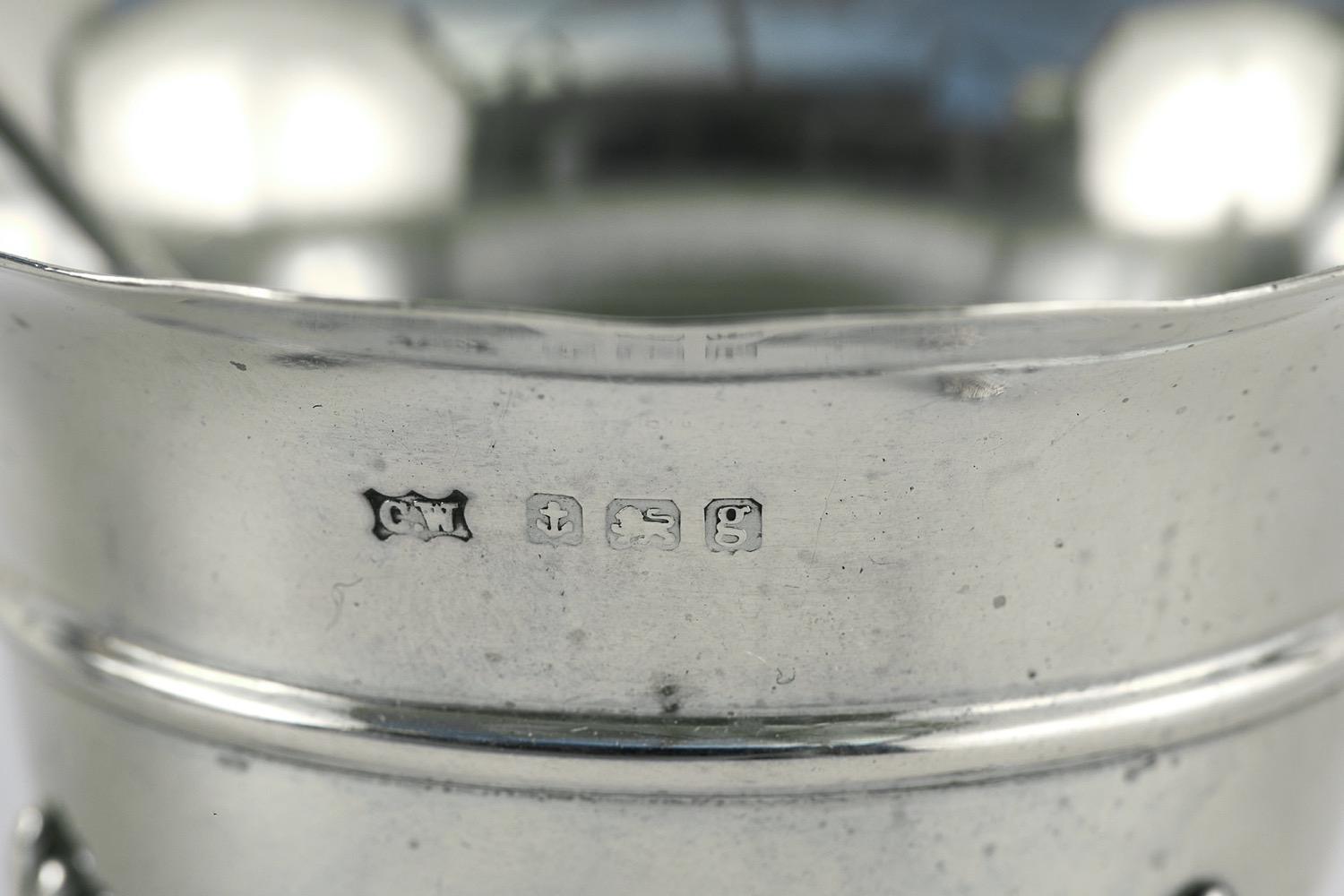 Pareja De Sales Antiguas De Plata en Bueno estado para la venta en Ipswich, GB