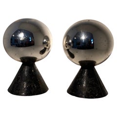 Pair of Retro small objects in Mercury Glass