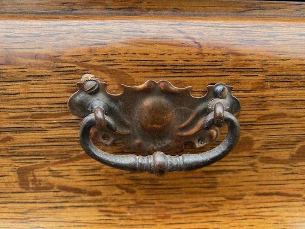 Britannico Coppia di antiche librerie Globe Wernicke in rovere massiccio