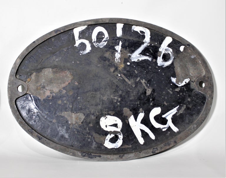 Pair of Antique South African Railway Cast Iron Plaques or