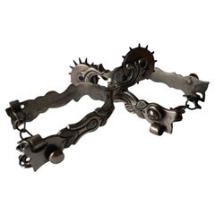 Pair Of Antique Spanish Colonial Spurs 1780-1830