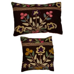 Pair of Antique Suzani Pillow