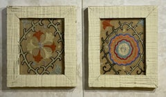 Pair Of Antique Suzani Wall Hanging