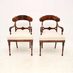 Paar antike schwedische Sessel