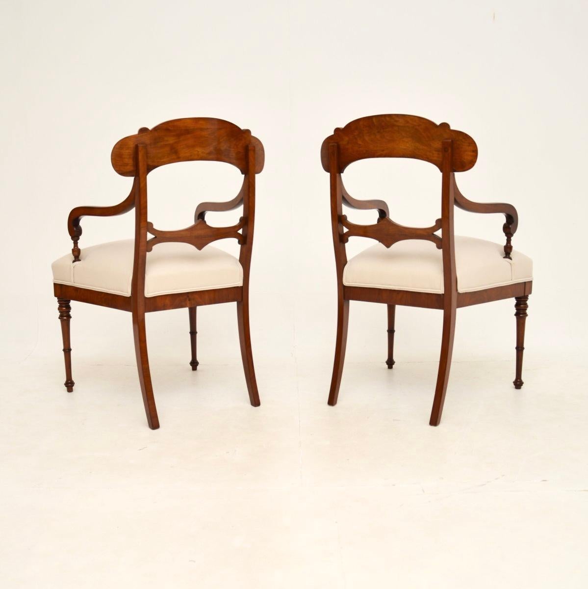 Pair of Antique Swedish Armchairs In Good Condition For Sale In London, GB