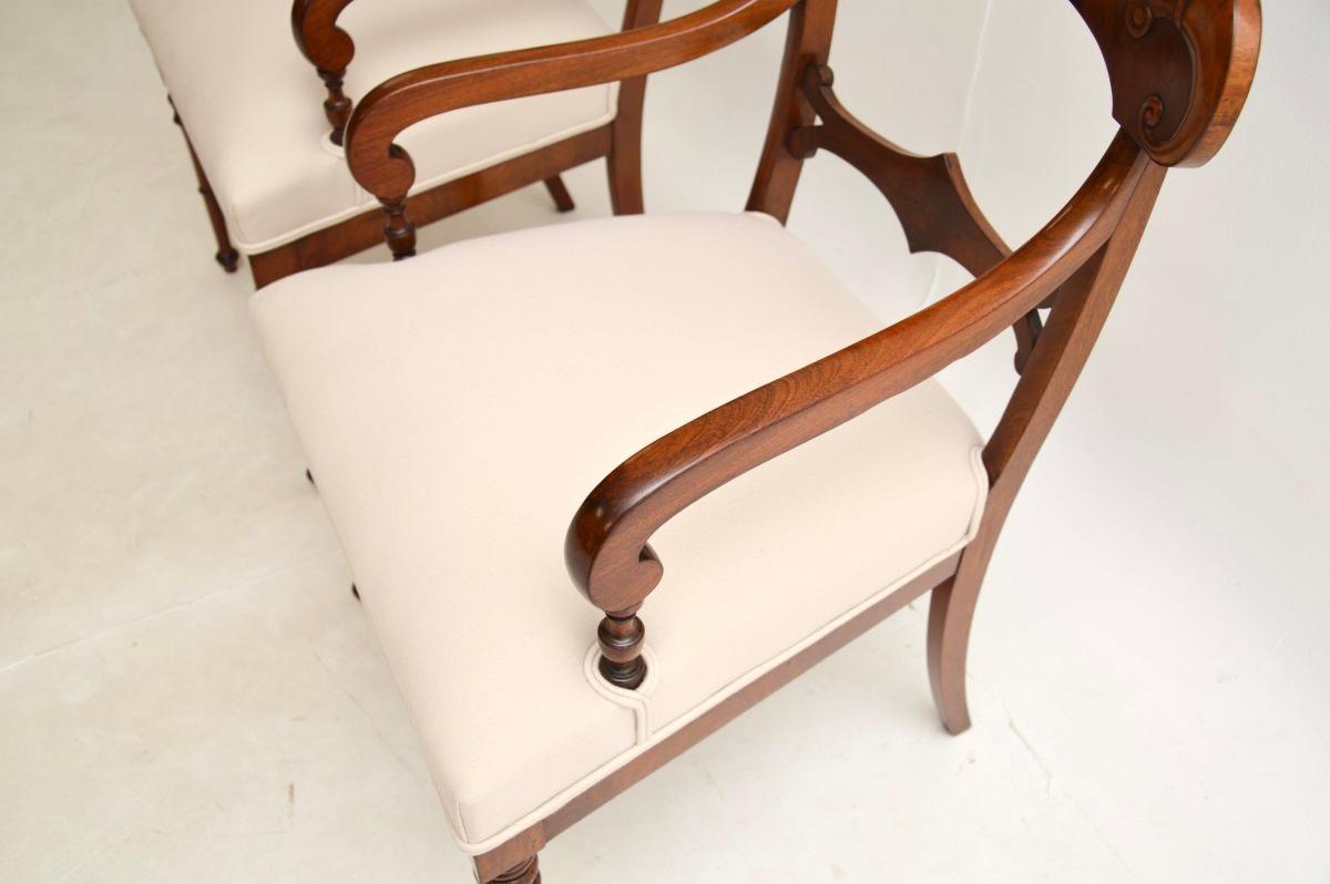 Pair of Antique Swedish Armchairs For Sale 2