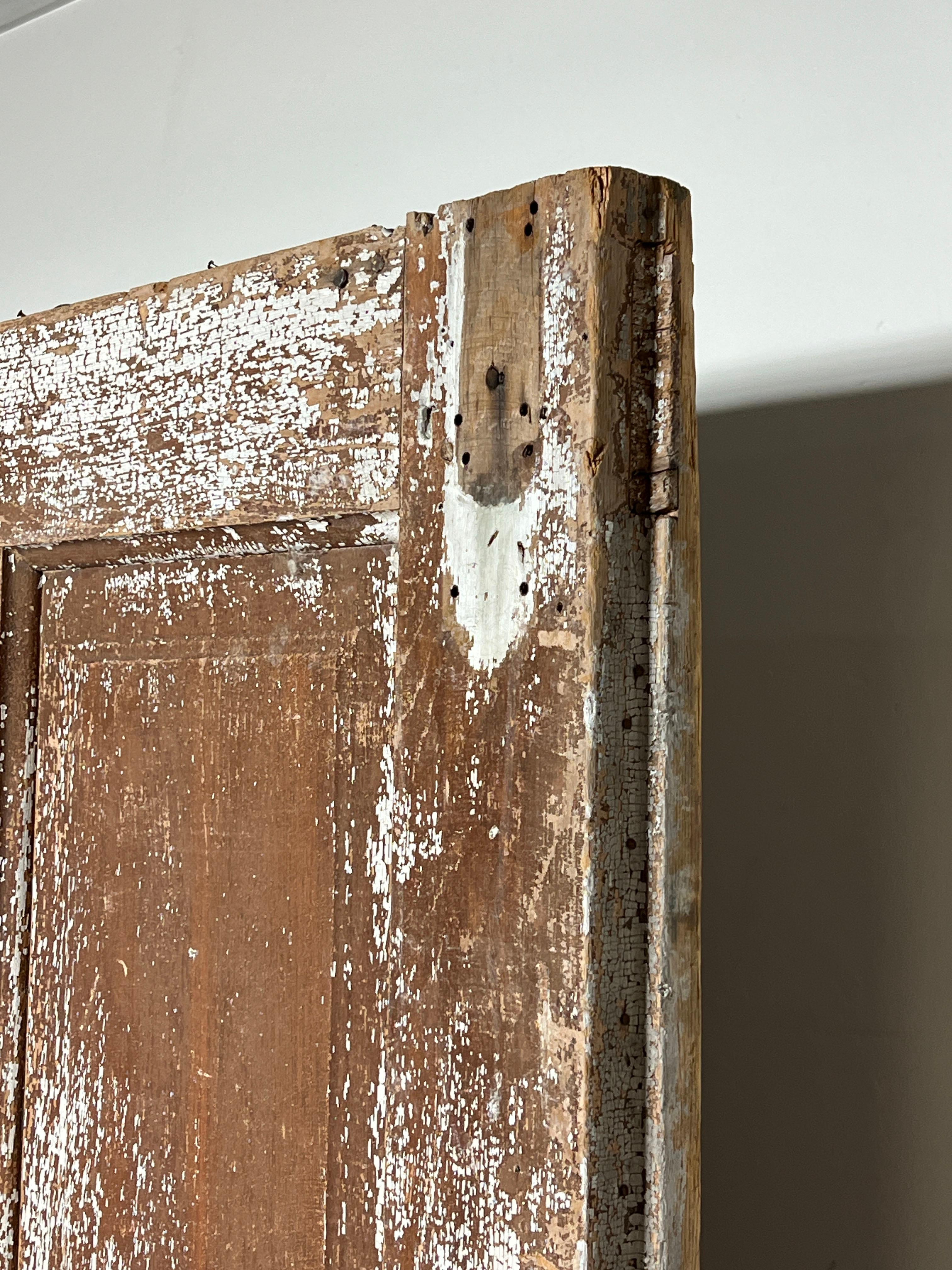 Paire de portes suédoises anciennes datant du 18ème siècle en vente 6