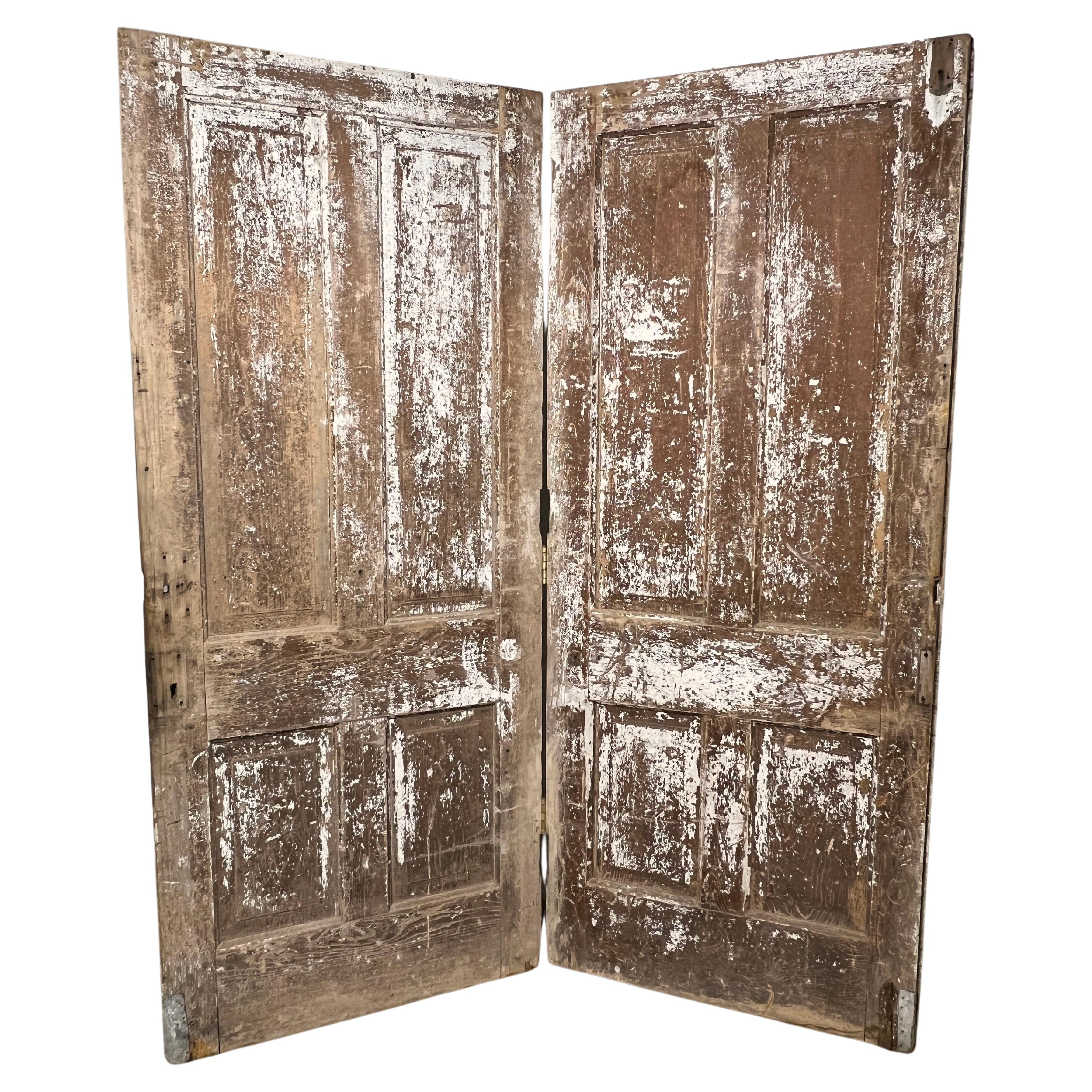 Pair of Antique Swedish Doors Circa 18th Century