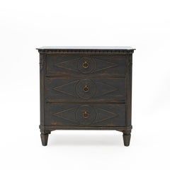 Pair of Antique Swedish Gustavian Style Chest of Drawers