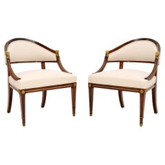 Pair of Antique Swedish Neoclassical Armchairs