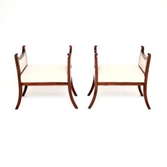 Pair of Antique Swedish Stools