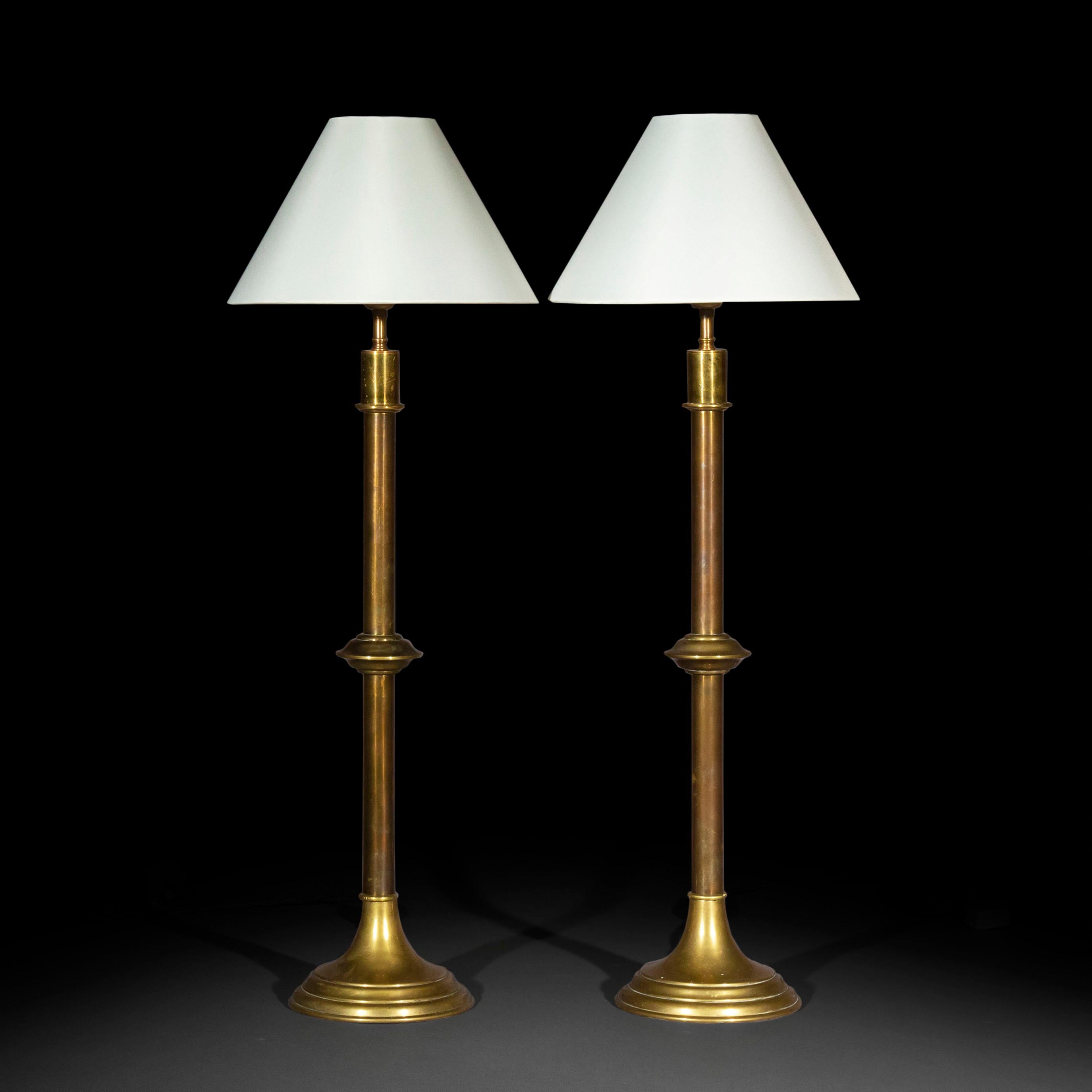 tall antique lamps