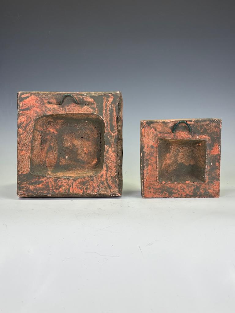 Terracotta Coppia di modanature architettoniche antiche in terracotta - Fleur-de-Lis e Rosetta, CIRCA in vendita