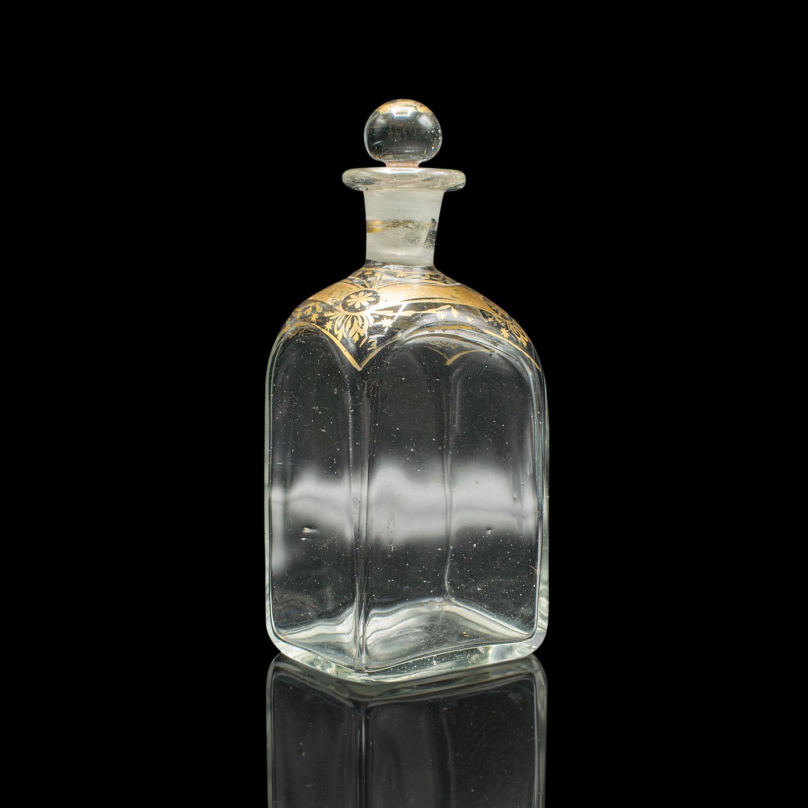 British Pair of Antique Tincture Bottles, English, Glass Apothecary Jars, Georgian, 1800 For Sale