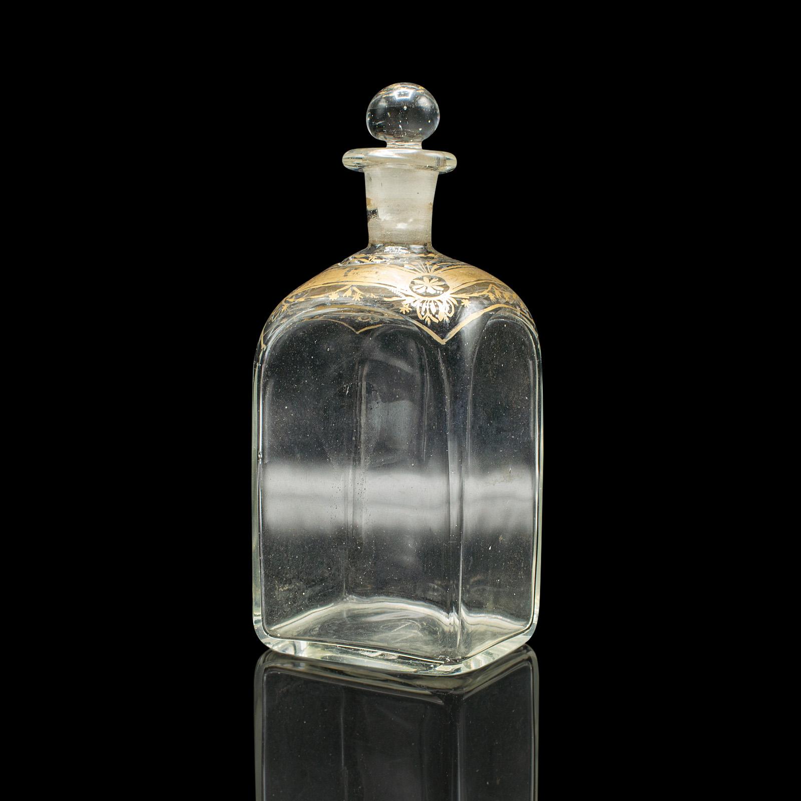 Pair of Antique Tincture Bottles, English, Glass Apothecary Jars, Georgian, 1800 For Sale 1